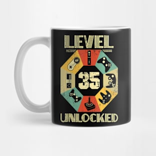 Level 35 Video 35th Birthday Mug